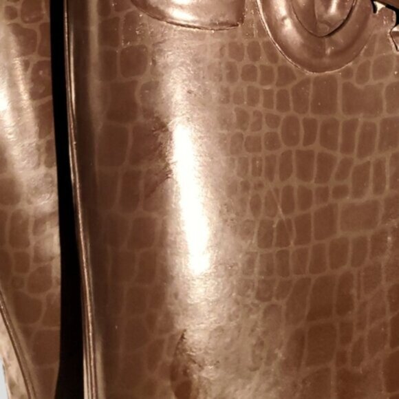 Capelli New York- Wedge Platform Rubber Rainboots- adjustable calf - Picture 8 of 16